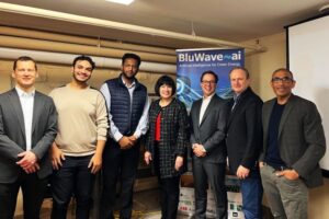 Some BlueWave.AI staff including CEO and Founder, Devashish Paul.