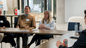 Cathy Curry attending Smart City Ottawa's Pool Compliance event at Hub350.