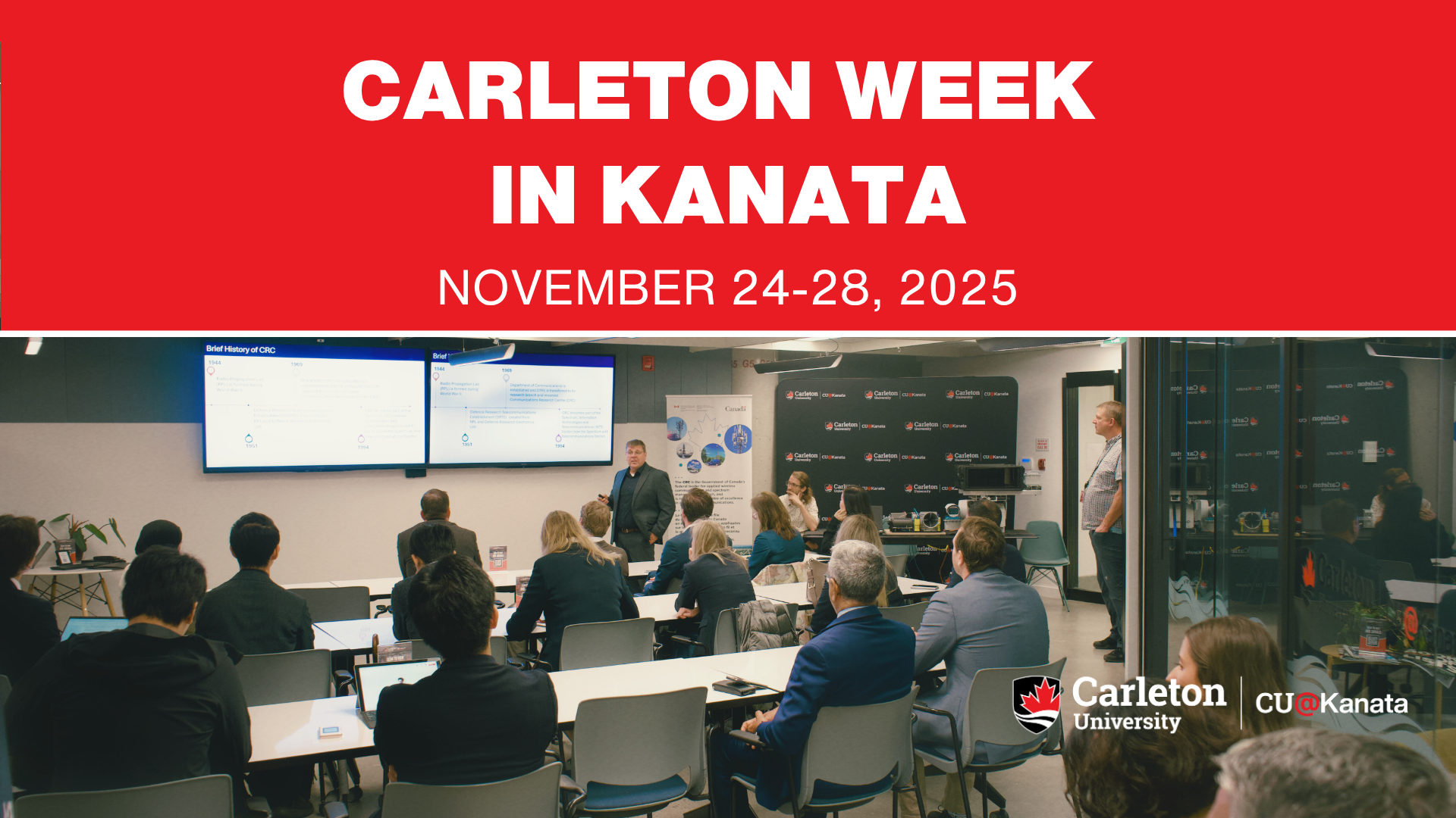 Carleton Week in Kanata: November 24-28th.