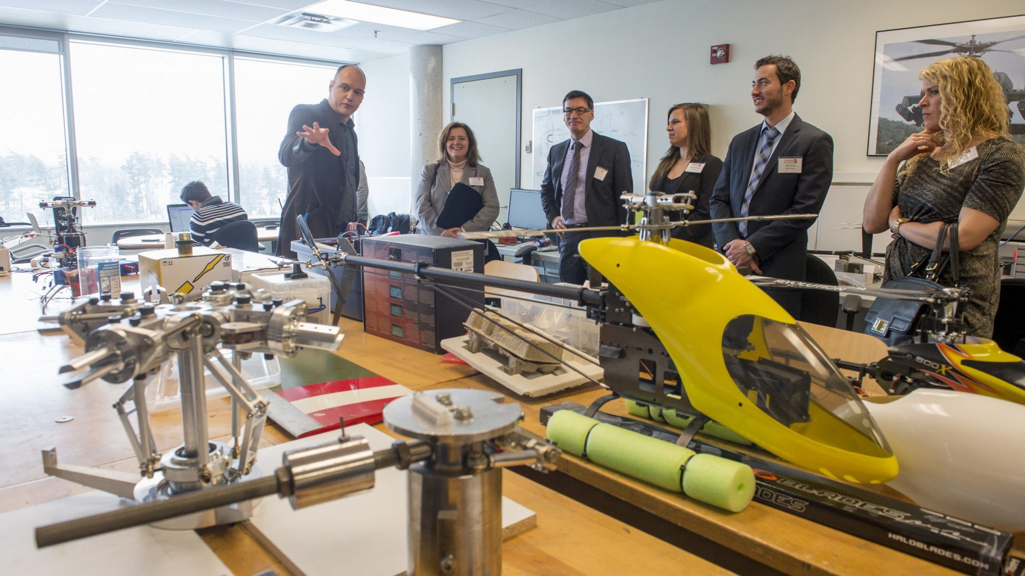 Professionals at Carleton University, demonstrating their world-class aerospace and defence innovations.