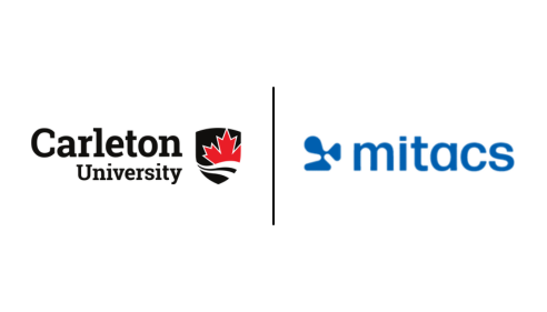 Carleton University and Mitacs logos.