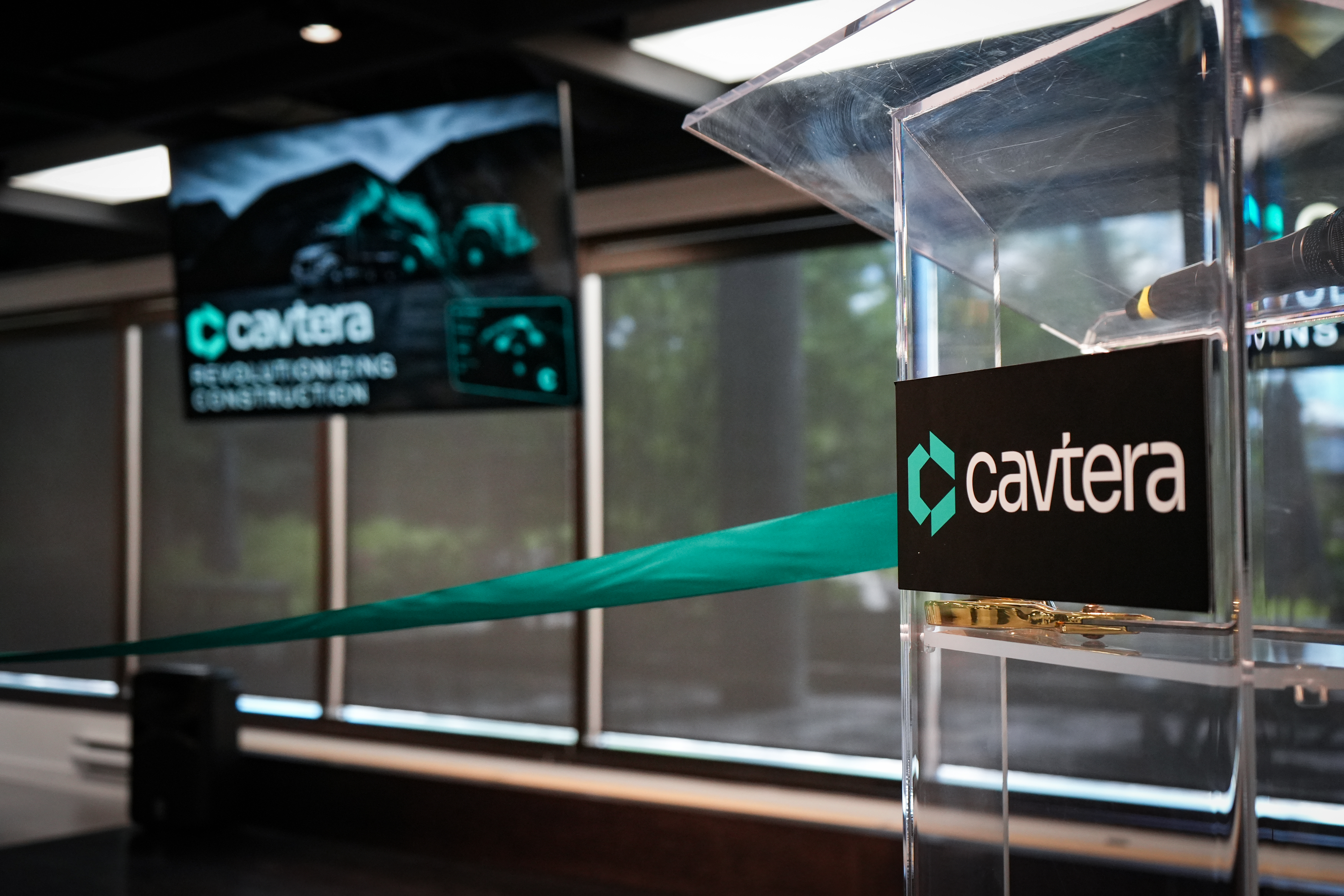 Cavtera branding at Hub350 in Kanata North.